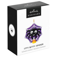 Load image into Gallery viewer, Hallmark Mini Itty Bitty Spider 2025 Ornament, 1.25&quot;
