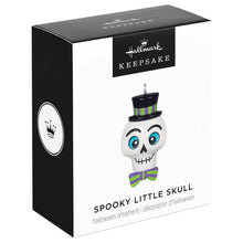 Load image into Gallery viewer, Hallmark Mini Spooky Little Skull 2025 Ornament, 1&quot;
