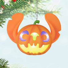 Load image into Gallery viewer, Hallmark Disney Lilo &amp; Stitch Spooky Stitch Jack-o&#39;-Lantern 2025 Ornament With Light
