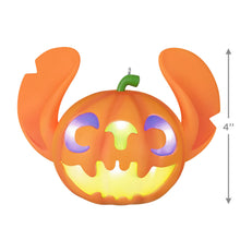 Load image into Gallery viewer, Hallmark Disney Lilo &amp; Stitch Spooky Stitch Jack-o&#39;-Lantern 2025 Ornament With Light
