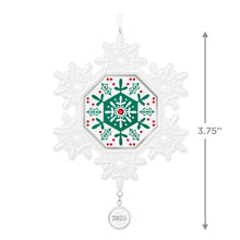 Load image into Gallery viewer, Hallmark Snowflake 2025 Porcelain Ornament
