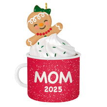 Load image into Gallery viewer, Hallmark Mom Gingerbread Girl in Mug 2025 Ornament
