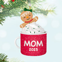 Load image into Gallery viewer, Hallmark Mom Gingerbread Girl in Mug 2025 Ornament
