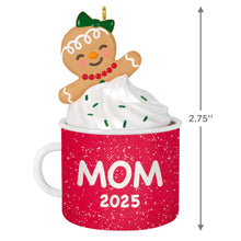 Load image into Gallery viewer, Hallmark Mom Gingerbread Girl in Mug 2025 Ornament
