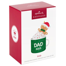 Load image into Gallery viewer, Hallmark Dad Gingerbread Boy in Mug 2025 Ornament
