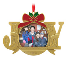 Load image into Gallery viewer, Hallmark A Joy to Behold 2025 Photo Frame Metal Ornament
