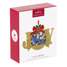 Load image into Gallery viewer, Hallmark A Joy to Behold 2025 Photo Frame Metal Ornament
