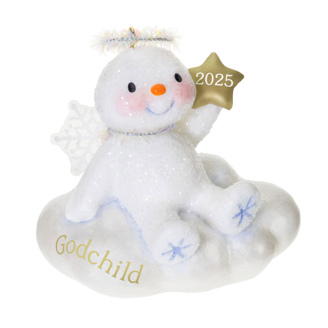 Hallmark Godchild Snow Angel 2025 Ornament