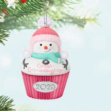 Load image into Gallery viewer, Hallmark Great-Granddaughter Cupcake 2025 Ornament

