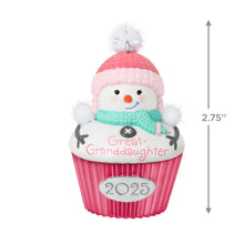Load image into Gallery viewer, Hallmark Great-Granddaughter Cupcake 2025 Ornament
