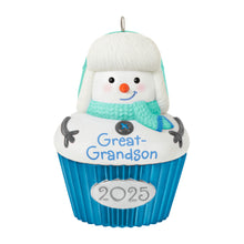 Load image into Gallery viewer, Hallmark Great-Grandson Cupcake 2025 Ornament
