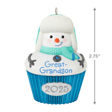 Load image into Gallery viewer, Hallmark Great-Grandson Cupcake 2025 Ornament
