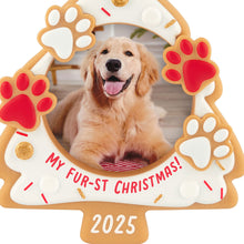 Load image into Gallery viewer, Hallmark My Fur-st Christmas 2025 Photo Frame Ornament

