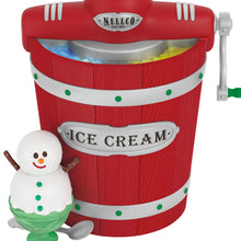 Load image into Gallery viewer, Hallmark Nellco Ice Cream Maker 2025 Musical Ornament With Light
