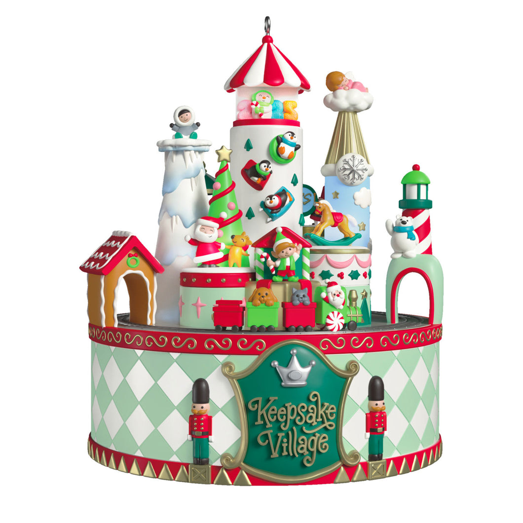 Hallmark Keepsake Village 2025 Musical Ornament With Light and Motion