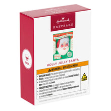 Load image into Gallery viewer, Hallmark Holly Jolly Santa 2025 Ornament With Light *coming in Oct
