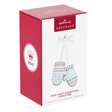 Load image into Gallery viewer, Hallmark Our First Christmas Together 2025 Porcelain Ornament
