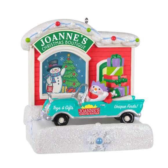 Hallmark Happy Holiday Parade Collection Joanne's Christmas Boutique Musical Ornament With Light