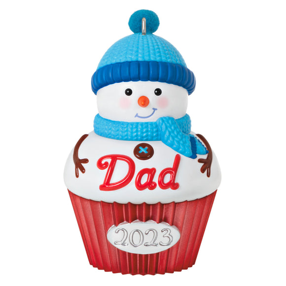 Hallmark Dad Cupcake 2023 Ornament