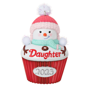 Hallmark Daughter Cupcake 2023 Ornament