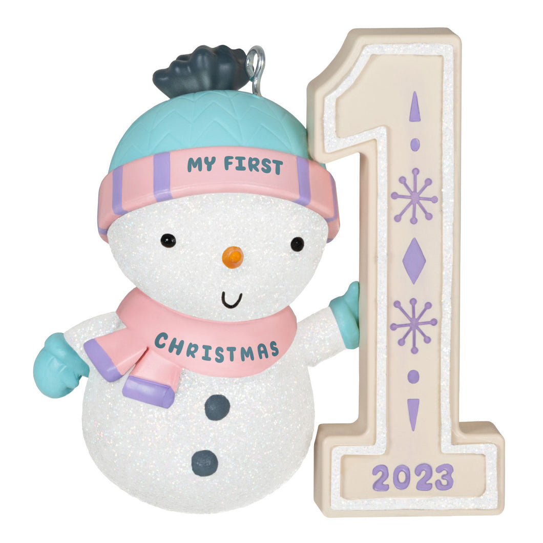 Hallmark My First Christmas Snowman 2023 Ornament