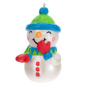 Hallmark Pull My Finger Snowman Ornament With Sound