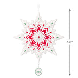 Hallmark Snowflake 2024 Porcelain Ornament