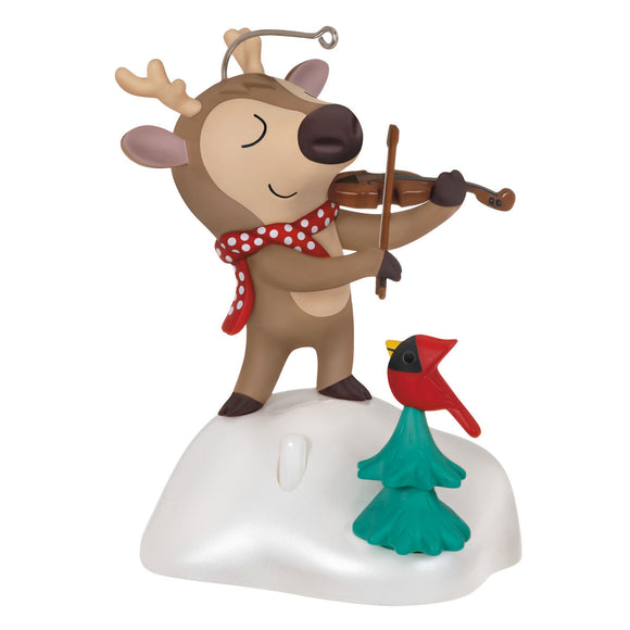 Hallmark Festive Fiddler Musical Ornament