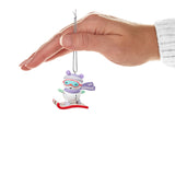 Hallmark Granddaughter Snowboarding Snowman 2024 Ornament