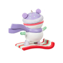 Load image into Gallery viewer, Hallmark Granddaughter Snowboarding Snowman 2024 Ornament
