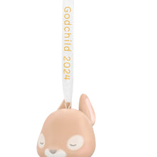 Load image into Gallery viewer, Hallmark Godchild Bunny 2024 Porcelain Ornament
