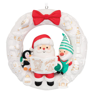 Hallmark Wreath of Memories 2024 Porcelain Ornament