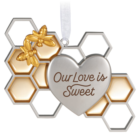 Hallmark Our Love is Sweet Metal Ornament