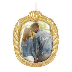 Hallmark We Tied the Knot! 2023 Metal Photo Frame Ornament