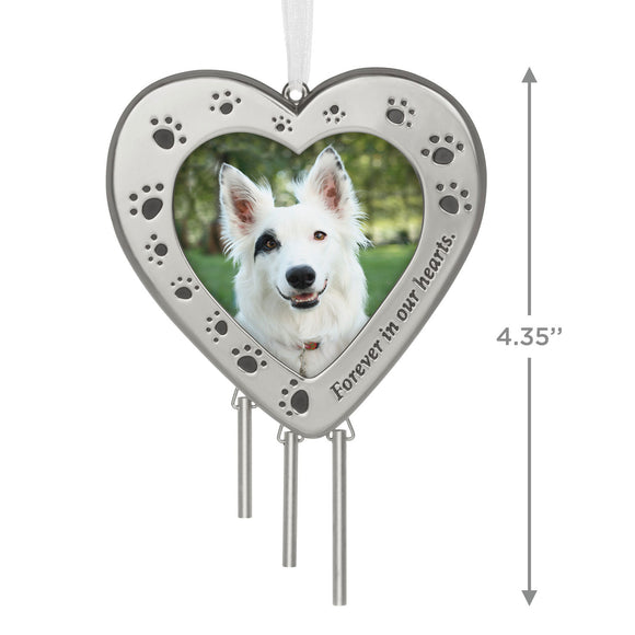 Hallmark Forever in Our Hearts Metal Photo Frame Pet Memorial Ornament