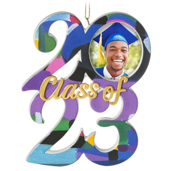 Hallmark Congrats, Grad! 2023 Ceramic Photo Frame Ornament