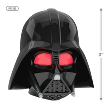 Load image into Gallery viewer, Hallmark Mini Star Wars™ Darth Vader™ ShowToppers Musical Tree Topper With Light, 3&quot;
