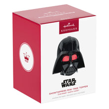 Load image into Gallery viewer, Hallmark Mini Star Wars™ Darth Vader™ ShowToppers Musical Tree Topper With Light, 3&quot;
