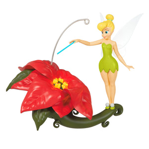 Hallmark Disney Tinker Bell Pixie-Dusted Poinsettia Ornament