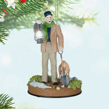 Load image into Gallery viewer, Hallmark Disney The Haunted Mansion Collection The Caretaker and His Dog Ornament With Light and Sound
