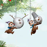 Hallmark Disney Chip and Dale Up to Snow Good 2024 Ornaments, Set of 2