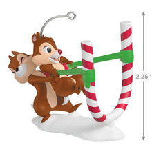 Load image into Gallery viewer, Hallmark Disney Chip and Dale Candy Cane Catapult 2025 Ornament
