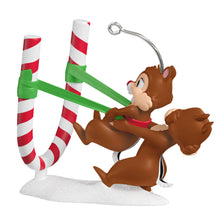 Load image into Gallery viewer, Hallmark Disney Chip and Dale Candy Cane Catapult 2025 Ornament

