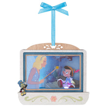 Load image into Gallery viewer, Hallmark Disney Pinocchio 85th Anniversary Geppetto’s Wish Come True Papercraft Ornament With Light

