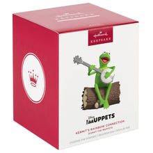 Load image into Gallery viewer, Hallmark Disney The Muppets Kermit's Rainbow Connection 2025 Musical Ornament With Motion
