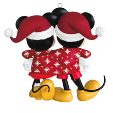 Load image into Gallery viewer, Hallmark Disney Mickey and Minnie Sweater-Sharing Sweethearts 2025 Ornament *coming in Oct

