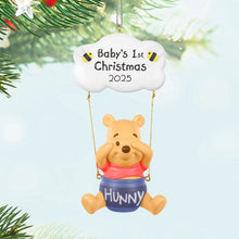 Load image into Gallery viewer, Hallmark Disney Winnie the Pooh Baby&#39;s First Christmas 2025 Ornament
