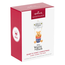 Load image into Gallery viewer, Hallmark Disney Winnie the Pooh Baby&#39;s First Christmas 2025 Ornament
