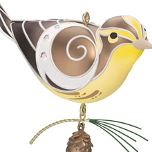 Load image into Gallery viewer, Hallmark The Beauty of Birds Lady Blackburnian Warbler 2025 LTD Ornament
