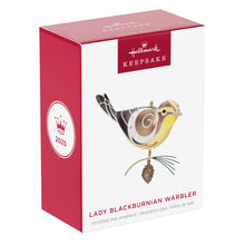 Load image into Gallery viewer, Hallmark The Beauty of Birds Lady Blackburnian Warbler 2025 LTD Ornament
